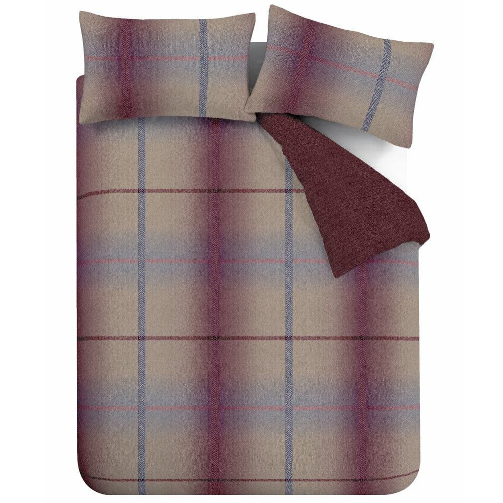 Catherine Lansfield Berwick Tweed Brushed Cotton Duvet Cover