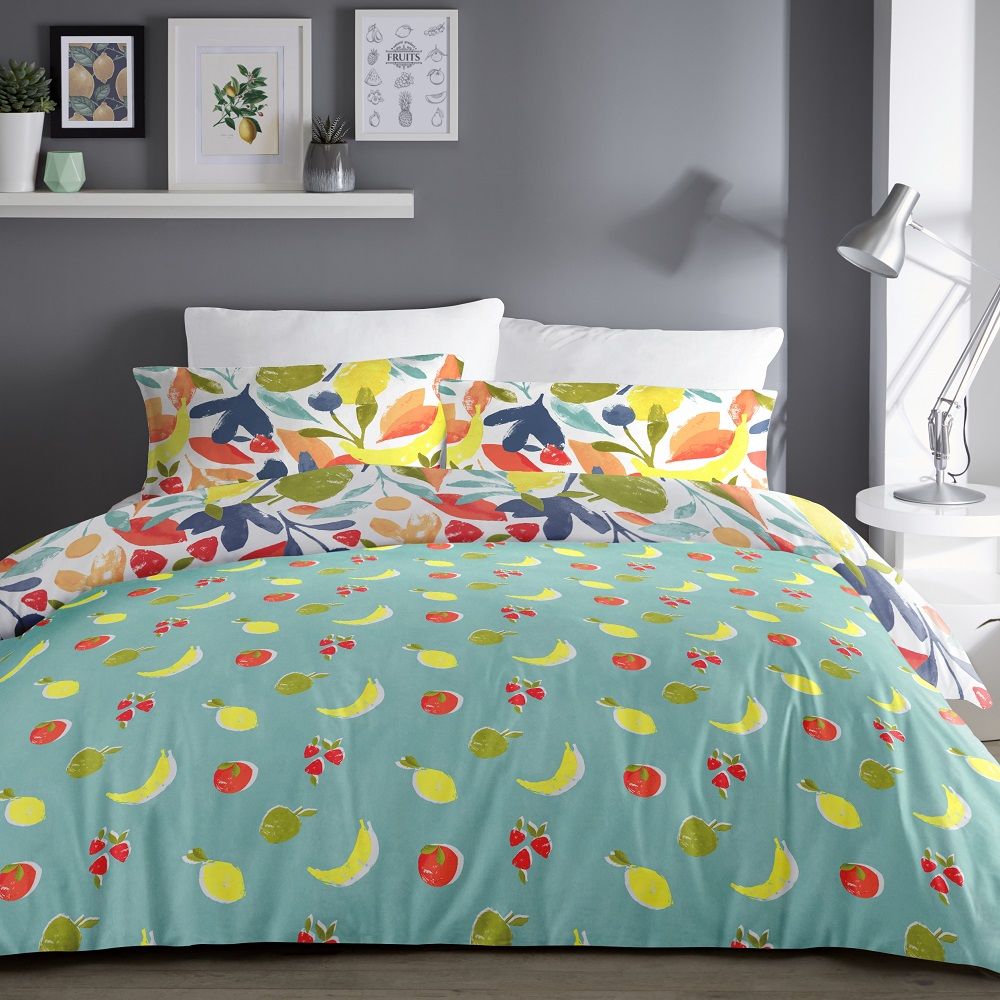 Fun Fruits Duvet Cover Set Multi Tonys Textiles