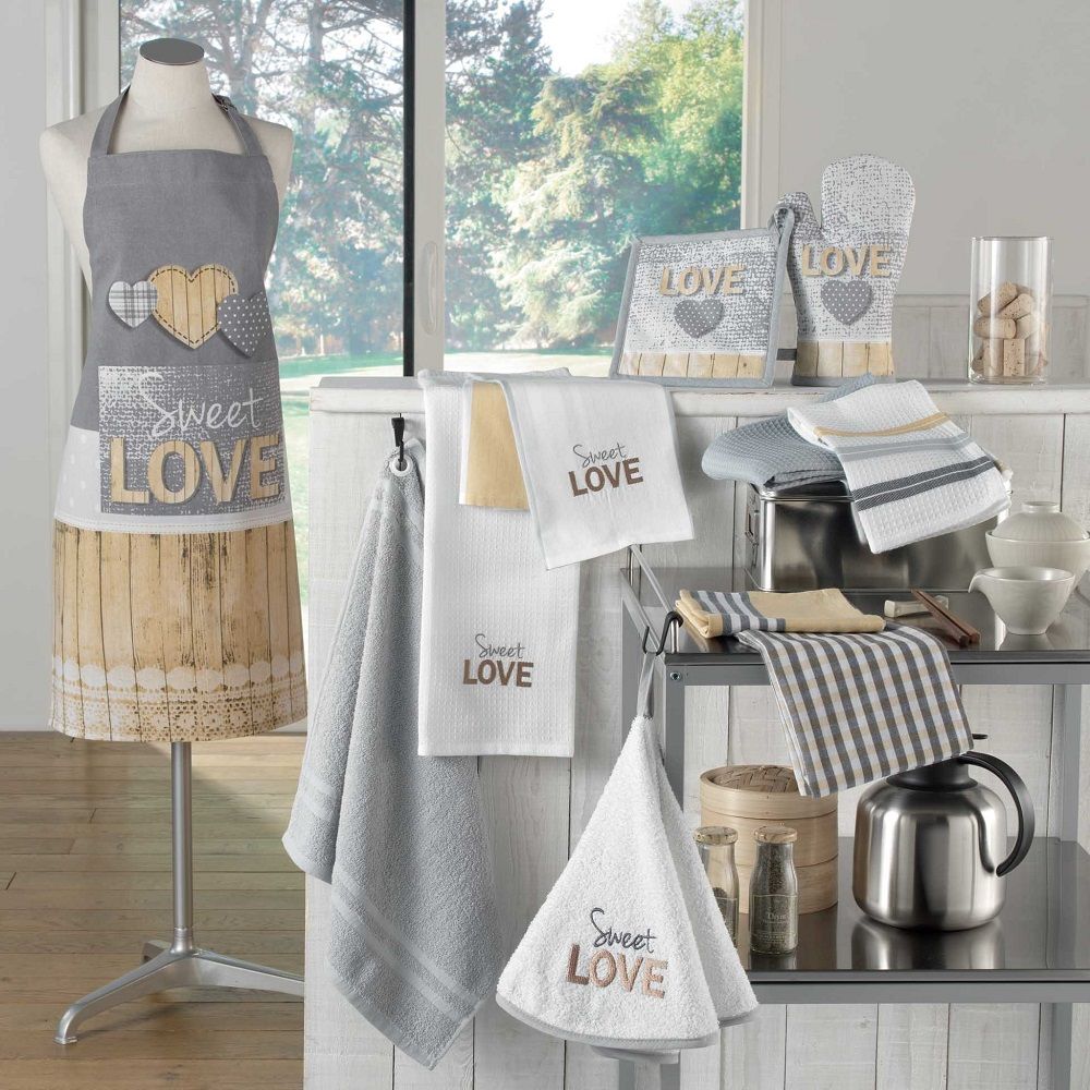 grey kitchen hand towels