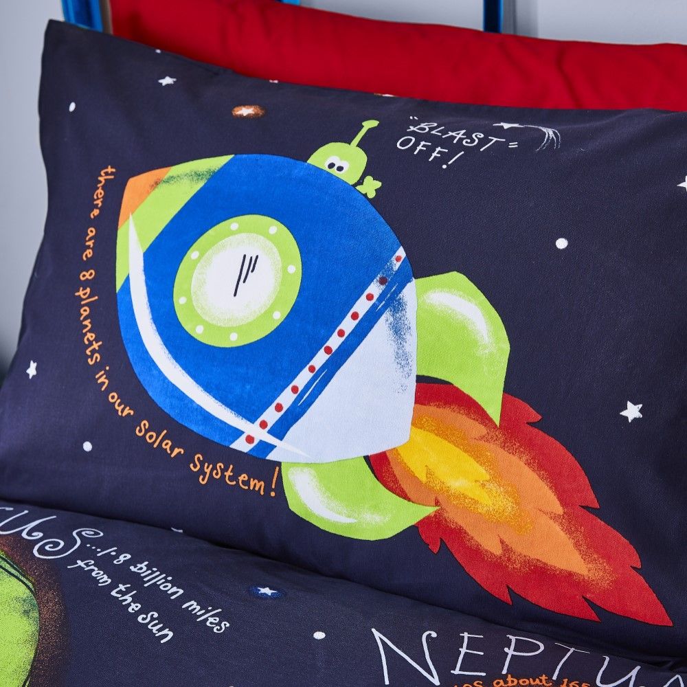 Catherine Lansfield Kids Happy Space Duvet Cover Set