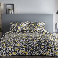 Stag Ochre Duvet Set - The Curtain Store at Home