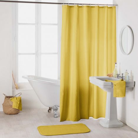 Essencia Plain, Shower Curtain with Hooks