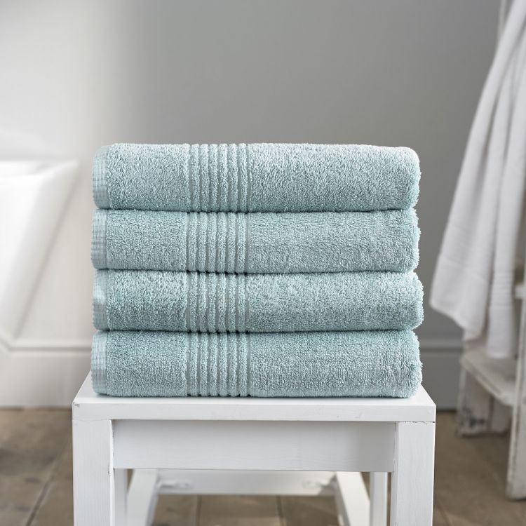 Eden | 100% Egyptian Cotton | 650GSM | Bathroom Towel | Duck Egg Blue | Tonys Textiles