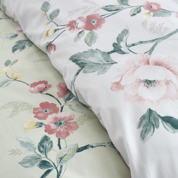 Catherine Lansfield | Floral Trail | Duvet Cover Set | Green | Tonys ...