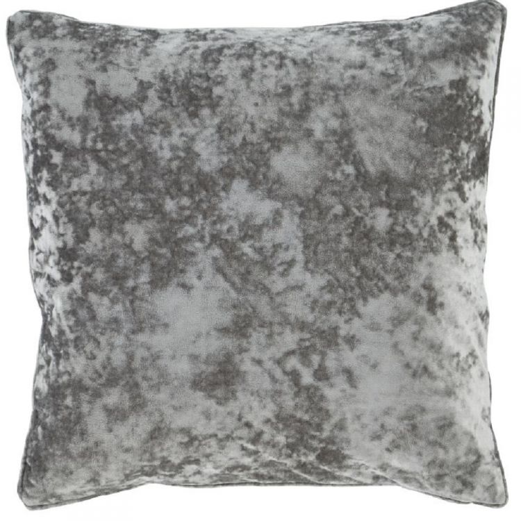 Crushed Velvet | Cushion Cover | Silver Grey | Tonys Textiles