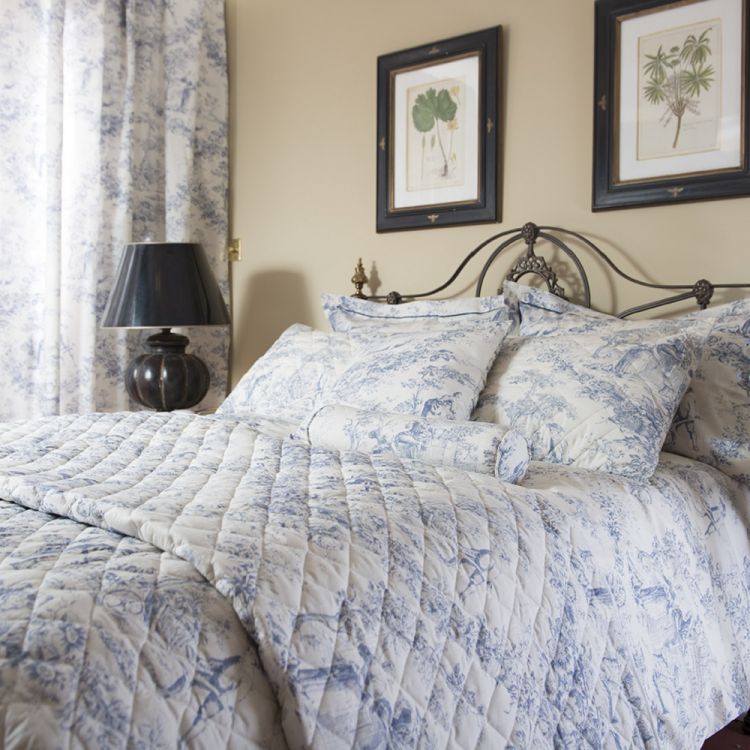 Toile De Jouy Bedspread | Tonys Textiles