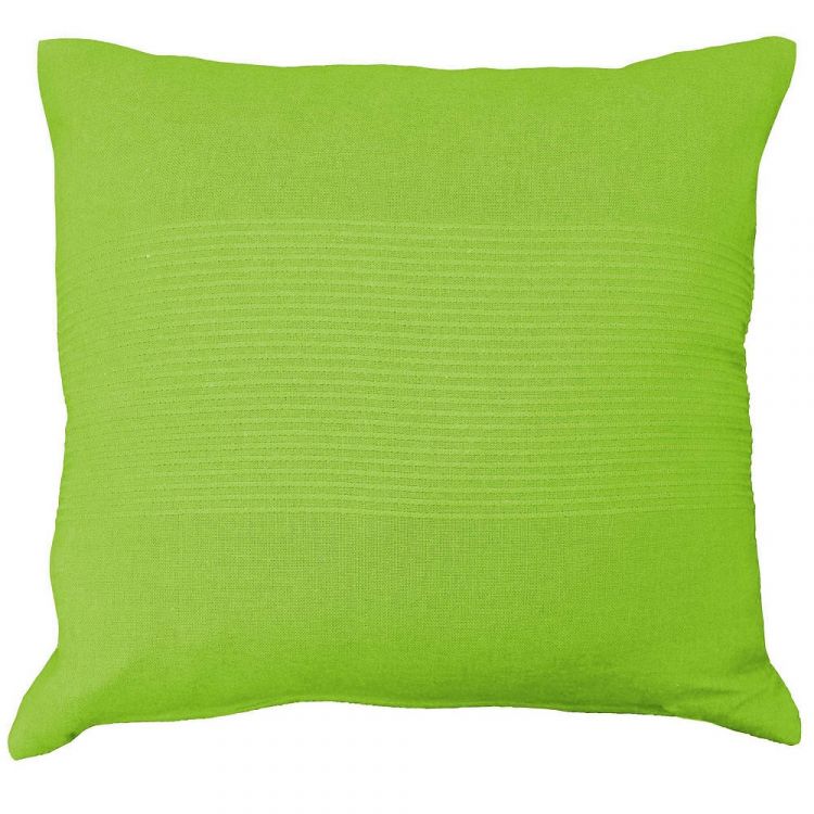 Lana Woven Cotton Cushion Cover Lime Green Tonys Textiles