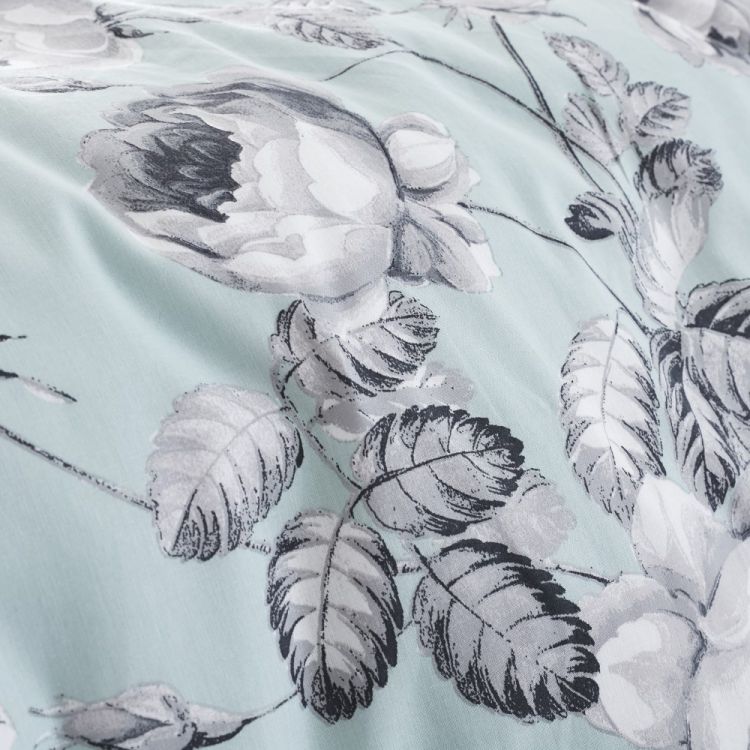 Catherine Lansfield Shrewsbury Floral Duvet Cover Set Duck Egg Blue Tonys Textiles 