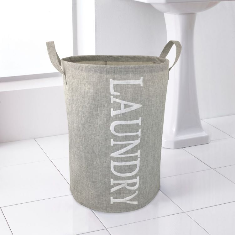 Woven Laundry Basket Handles Natural Tonys Textiles